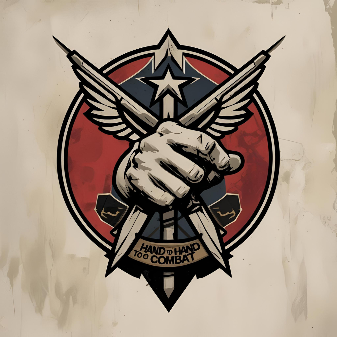 Hand-to-hand combat emblem image